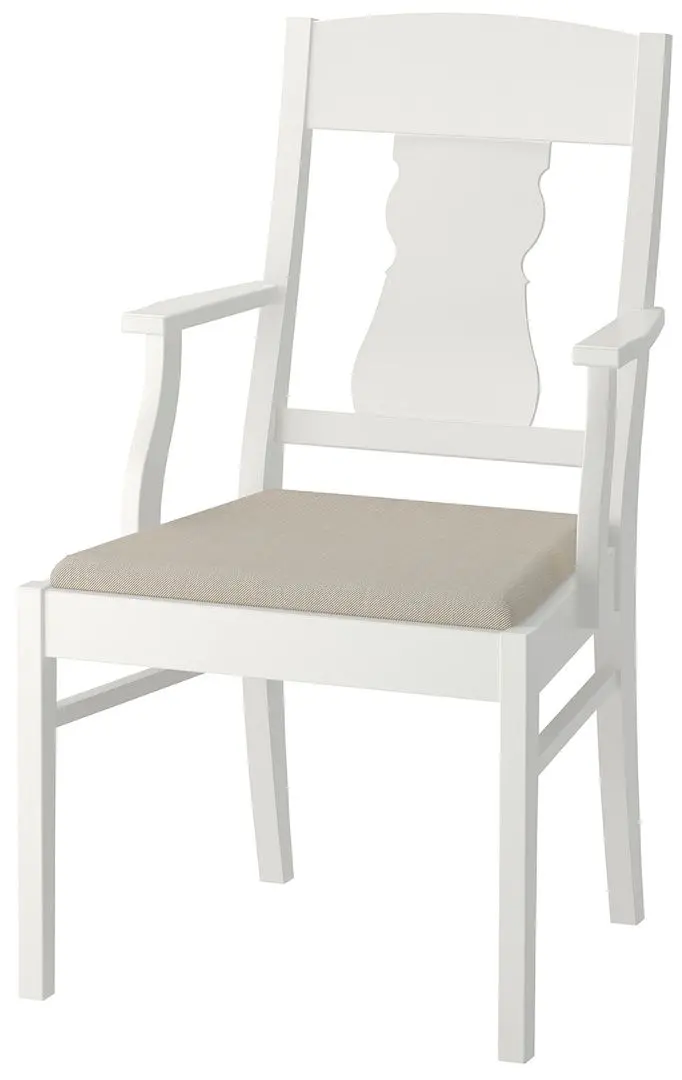 Set masa scaune Ikea Ingatorp 110x155 Alb (1+4) - 4