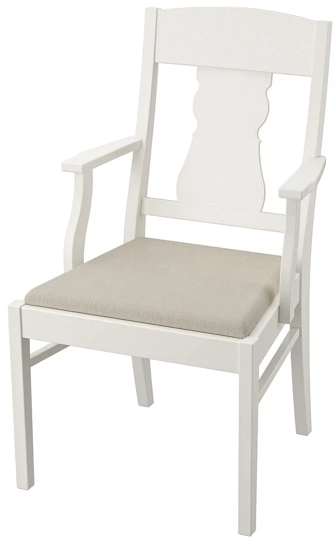 Set masa scaune Ikea Ingatorp 110x155 Alb (1+4) - 5