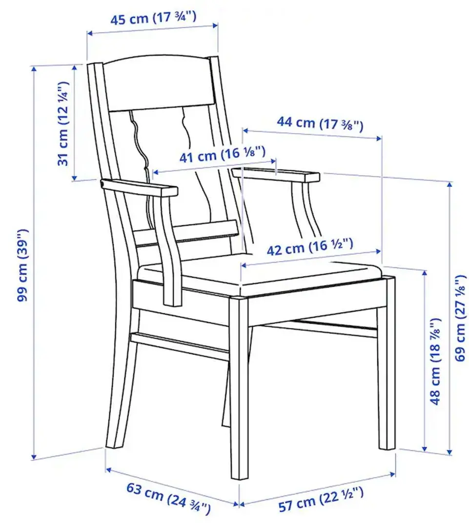 Set masa scaune Ikea Ingatorp 110x155 Alb (1+4) - 9