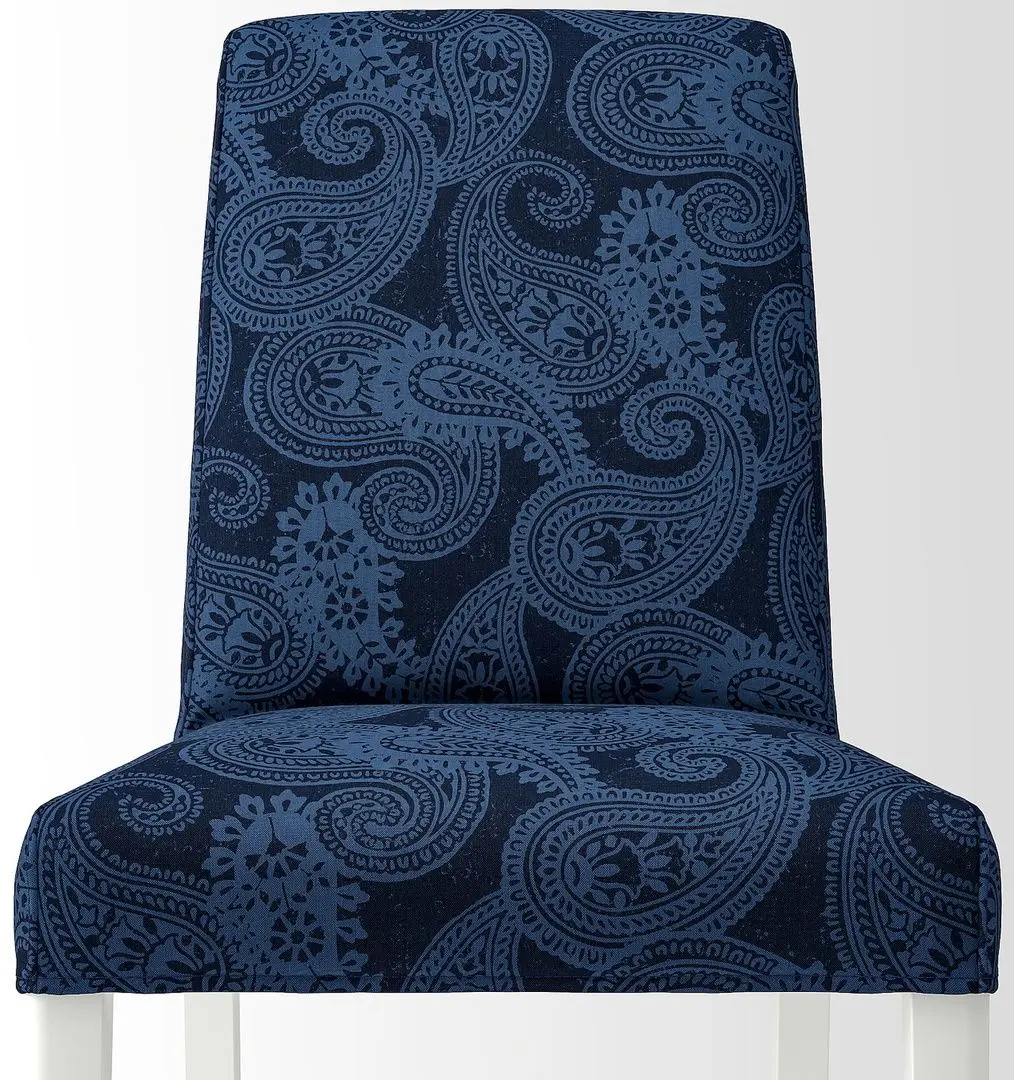 Обеденный набор Ikea Ingatorp/Bergmund/Kvillsfors 110/155см 1+4 (Белый/Синий) - 5