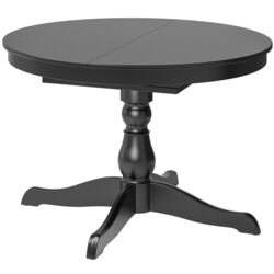 Set masa scaune Ikea Ingatorp/Ingolf 110/155cm 1+4 (Negru/Negru-maro) Thumb