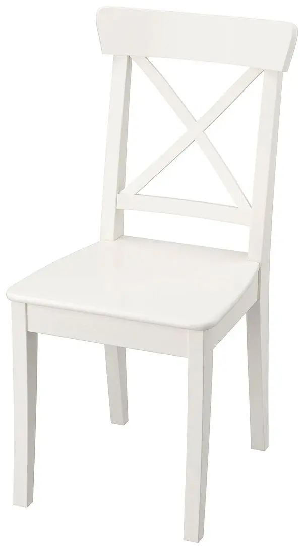 Set masa scaune Ikea Ingatorp/Ingolf 155/215cm 1+4 (Alb)