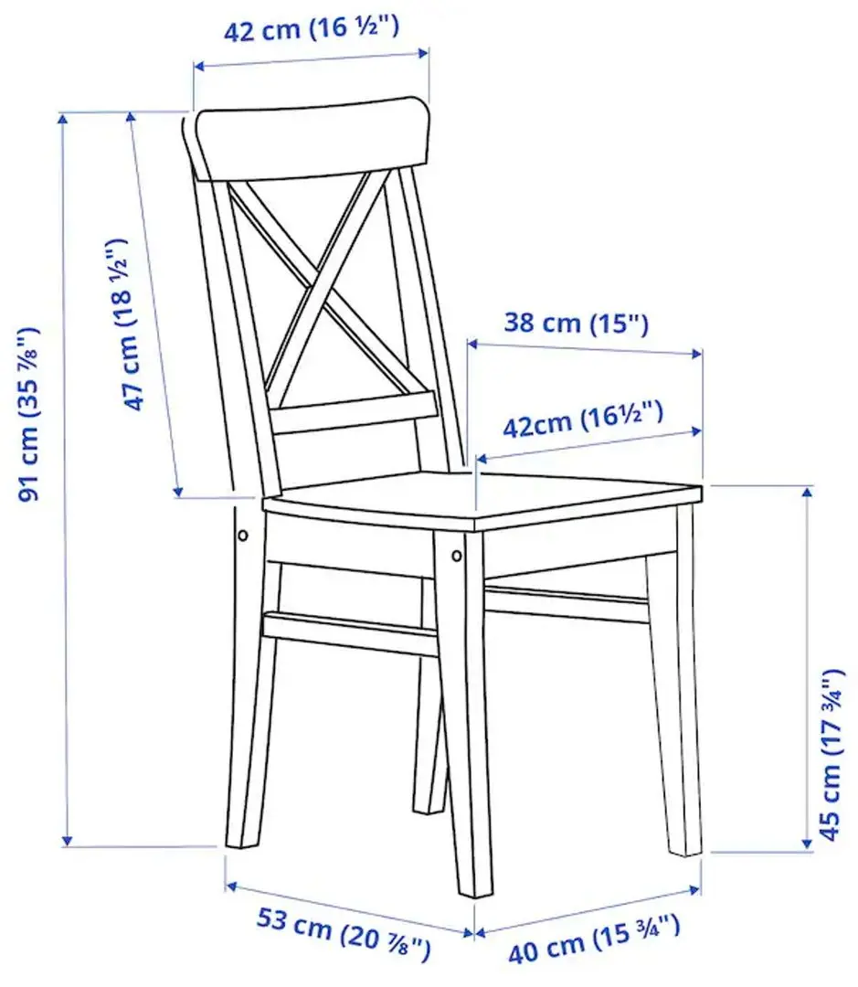 Set masa scaune Ikea Ingatorp/Ingolf 155x215x87 Negru/Sporda Gri Inchis (1+6) - 2