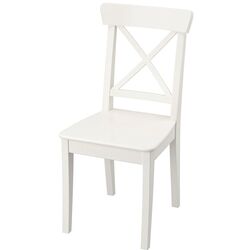 Set masa scaune Ikea Ingatorp/Ingolf 65x123x78 Negru-maro/Alb (1+2) Thumb