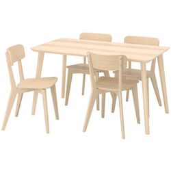 Set de sufragerie Ikea Lisabo 140x78cm 1+4 (Furnir frasin) Thumb