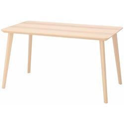 Set de sufragerie Ikea Lisabo 140x78cm 1+4 (Furnir frasin) Thumb