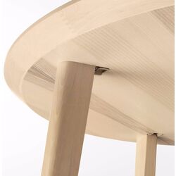 Set masa scaune Ikea Lisabo/Alvsta 105cm 1+4 (Furnir frasin/Ratan/Alb) Thumb