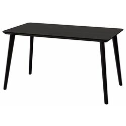 Set de sufragerie Ikea Lisabo/Alvsta 140x78cm 1+4 (Negru/Ratan) Thumb