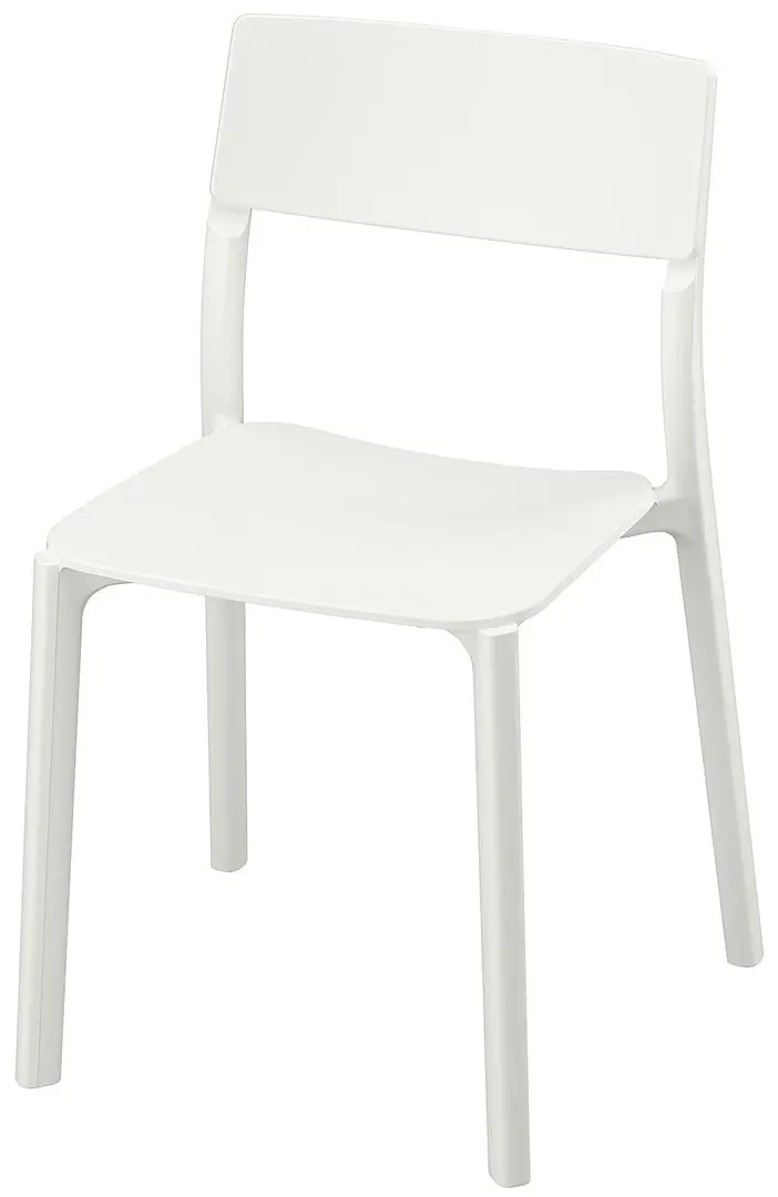 Set de sufragerie Ikea Lisabo/Janinge 140x78cm Furnir Frasin/Alb (1+4) - 5