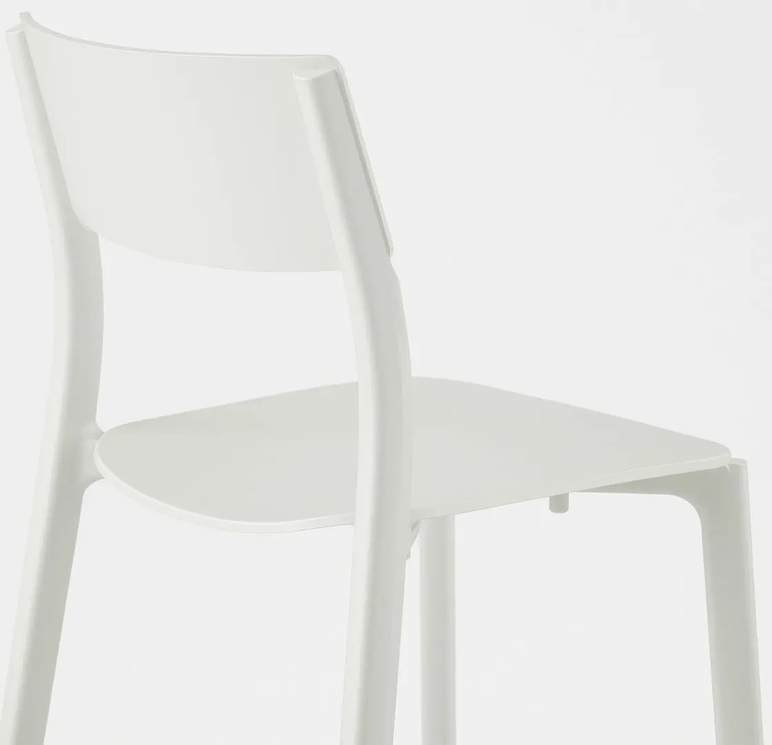 Set de sufragerie Ikea Lisabo/Janinge 140x78cm Furnir Frasin/Alb (1+4) - 7