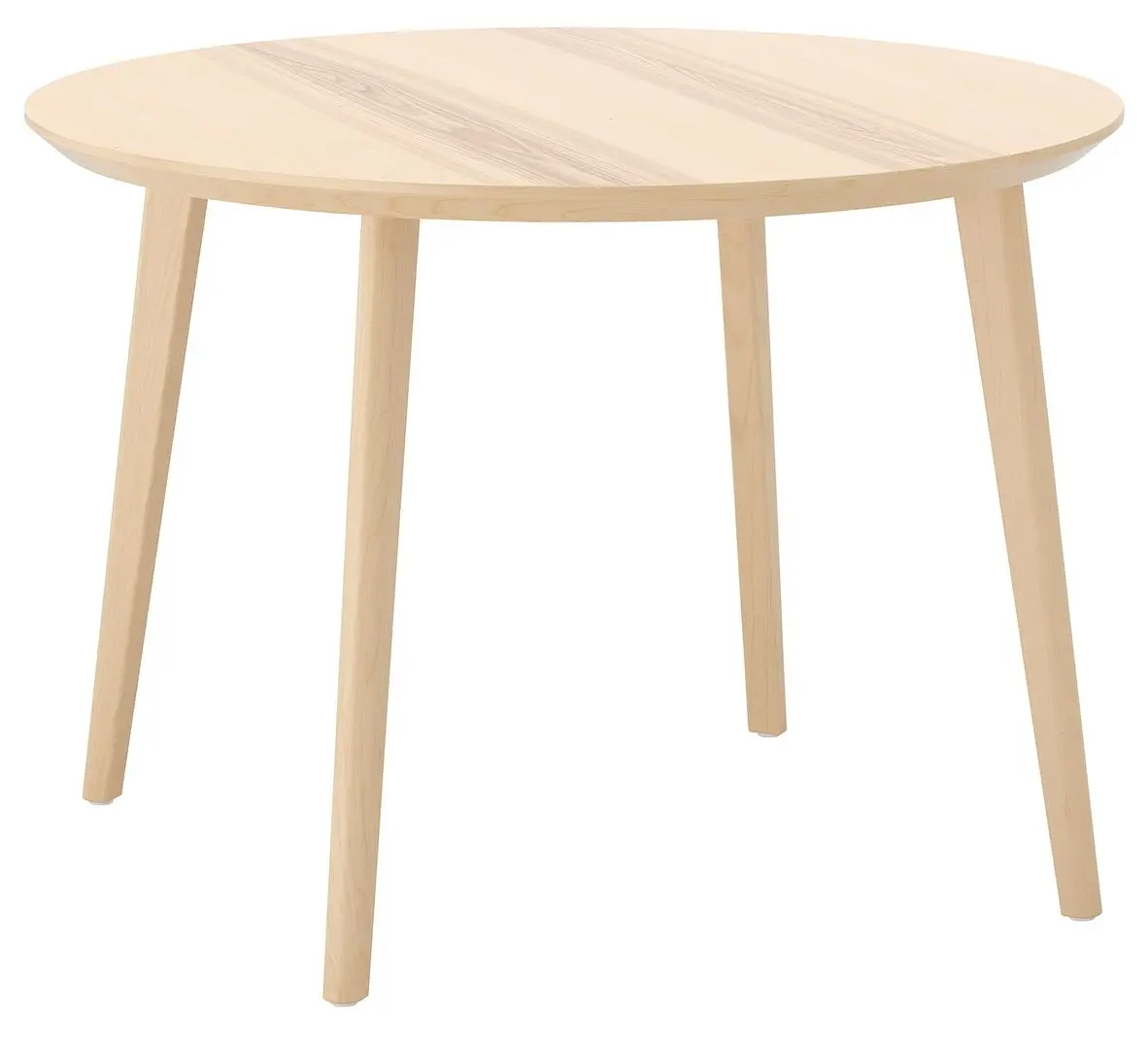 Set de sufragerie Ikea Lisabo 105cm 1+4 (Furnir frasin)