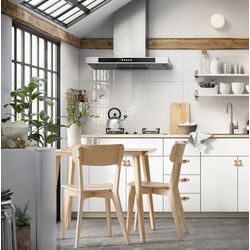 Set de sufragerie Ikea Lisabo 88cm 1+2 (Furnir frasin) Thumb