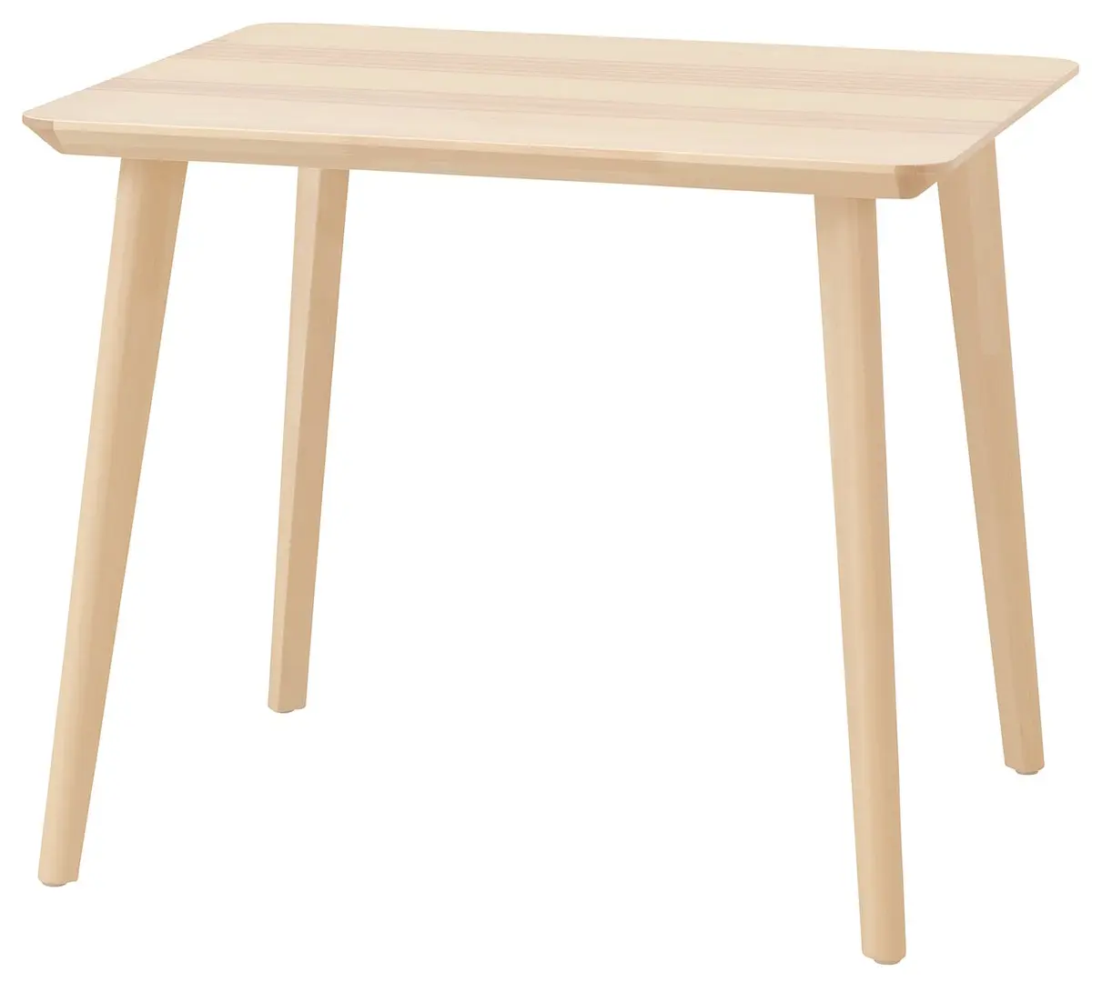 Обеденный набор Ikea Lisabo/Lyckan 88x78 1+2 (Ясень/Берёза)