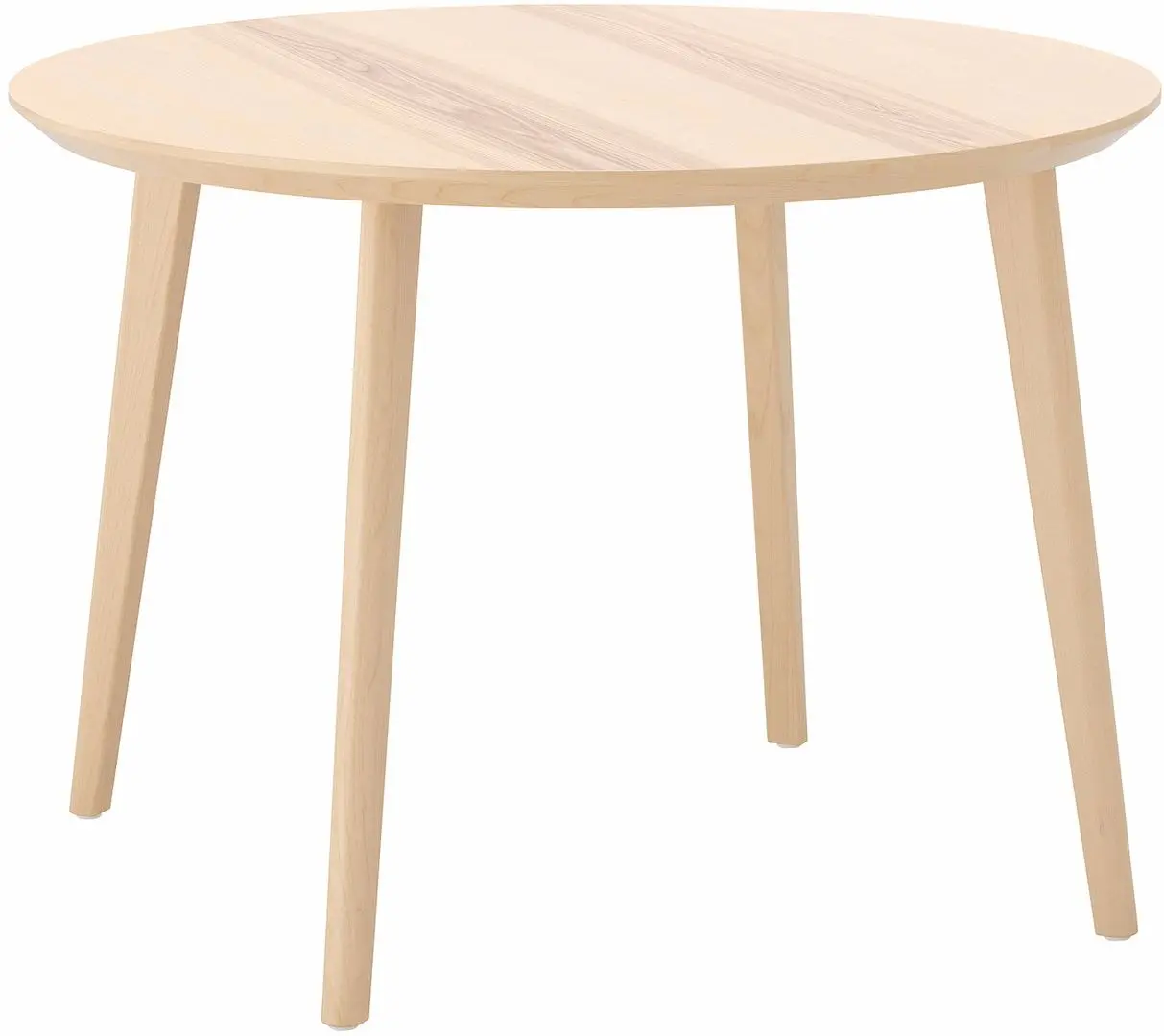 Set masa scaune Ikea Lisabo/Ronninge 105cm 1+4 (Furnir frasin/Verde)