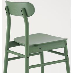 Set masa scaune Ikea Lisabo/Ronninge 105cm 1+4 (Furnir frasin/Verde) Thumb