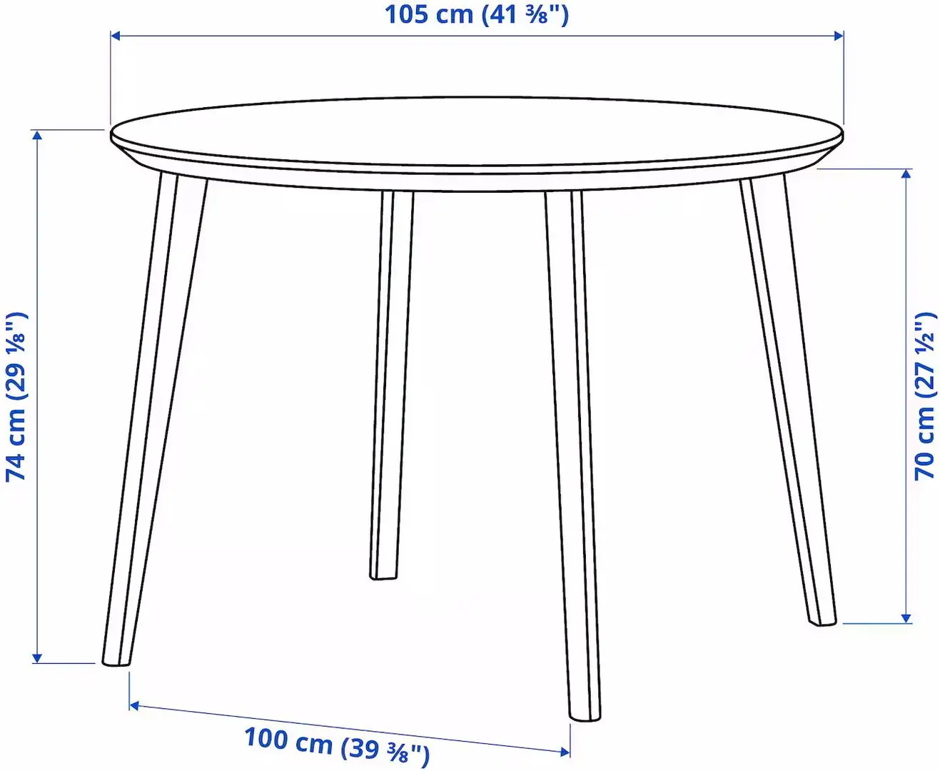 Set masa scaune Ikea Lisabo/Ronninge 105cm 1+4 (Furnir frasin/Verde)