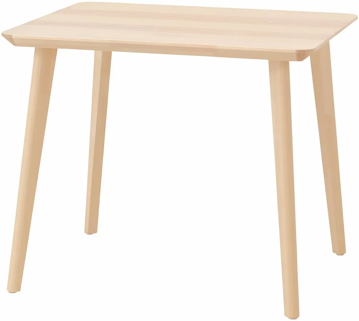 Set masa scaune Ikea Lisabo/Ronninge 88x78cm 1+2 (Furnir frasin/Verde)