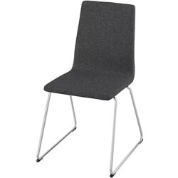 Set masa scaune Ikea Mariedamm/Lillanas/Gunnared 105cm 1+4 (Aspect marmura neagra/Gri inchis) Thumb