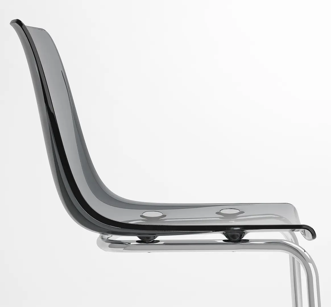 Set masa scaune Ikea Mariedamm/Tobias 105 1+4 (Aspect marmura neagra/Gri/Crom) - 6