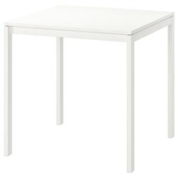 Обеденный набор Ikea Melltorp/Alvsta 75x75 Белый/Ротанг Белый (1+2) Thumb