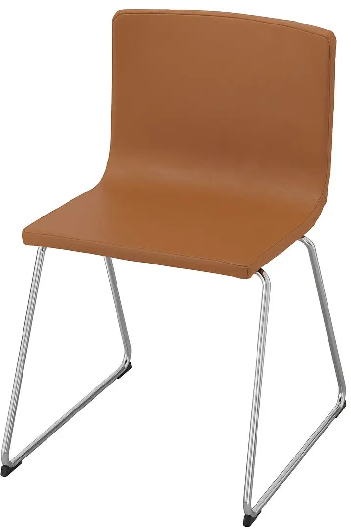 Set masa scaune Ikea Morbylanga/Bernhard 140X85 Furnir stejar/Mjuk Maro-auriu (1+4)