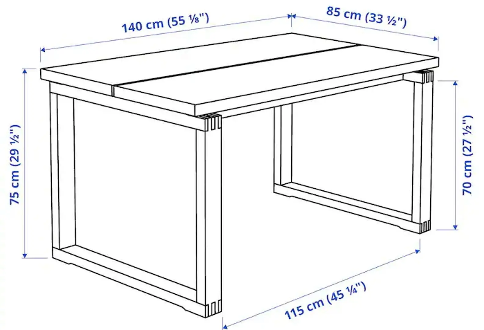 Set masa scaune Ikea Morbylanga/Bernhard 140X85 Furnir stejar/Mjuk Maro-auriu (1+4)