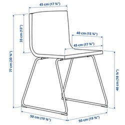 Set masa scaune Ikea Morbylanga/Bernhard 140X85 Furnir stejar/Mjuk Maro-auriu (1+4) Thumb