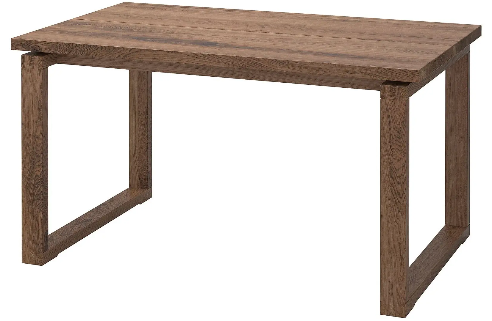 Set masa scaune Ikea Morbylanga/Odger 140x85 Furnir Stejar Maro/Antracit (1+4) - 2