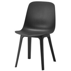 Set masa scaune Ikea Morbylanga/Odger 140x85 Furnir Stejar Maro/Antracit (1+4) Thumb