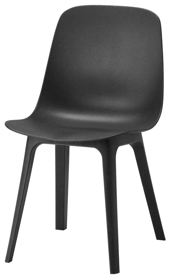 Set masa scaune Ikea Morbylanga/Odger 140x85 Furnir Stejar Maro/Antracit (1+4) - 3