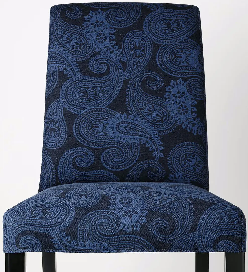 Set masa scaune Ikea Nackanas/Bergmund/Kvillsfors 140cm 1+4 (Acacia/Albastru/Negru) - 6