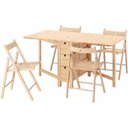 Set masa scaune Ikea Norden/Frosvi 26/89/152cm 1+4 (Mesteacan/Fag) Thumb