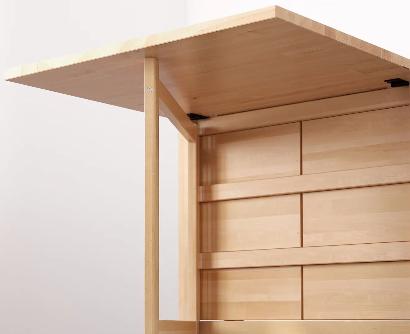 Set masa scaune Ikea Norden/Frosvi 26/89/152cm 1+4 (Mesteacan/Fag)