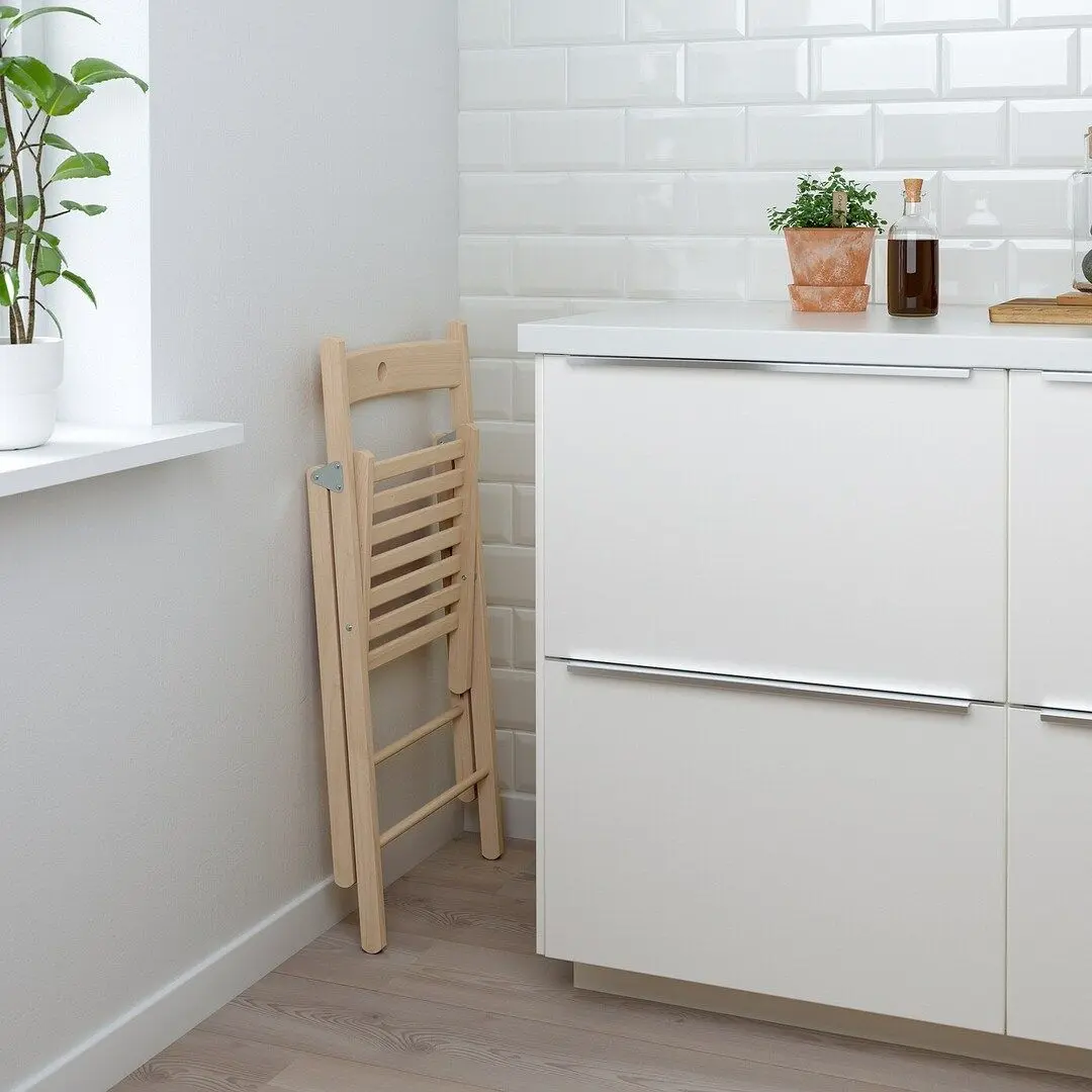 Set masa scaune Ikea Norden/Frosvi 26/89/152cm 1+4 (Mesteacan/Fag)