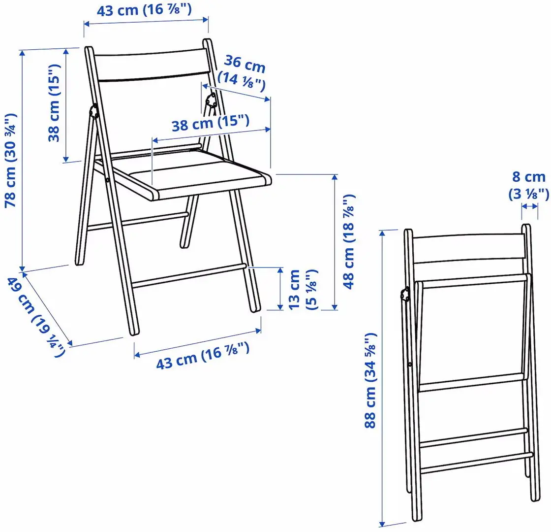 Set masa scaune Ikea Norden/Frosvi/Knisa 26/89/152cm 1+4 (Alb/Gri)