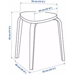 Обеденный набор Ikea Norden/Kyrre 26/89/152см 1+4 (Белый/Береза) Thumb