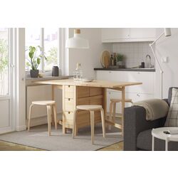 Set masa scaune Ikea Norden/Kyrre 26/89/152cm 1+4 (Mesteacan)