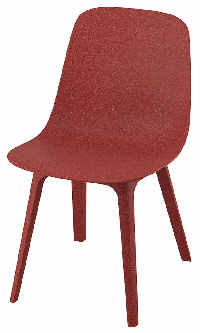 Обеденный набор Ikea Norden/Odger 26x89x152 Береза/Красный (1+2) - 3
