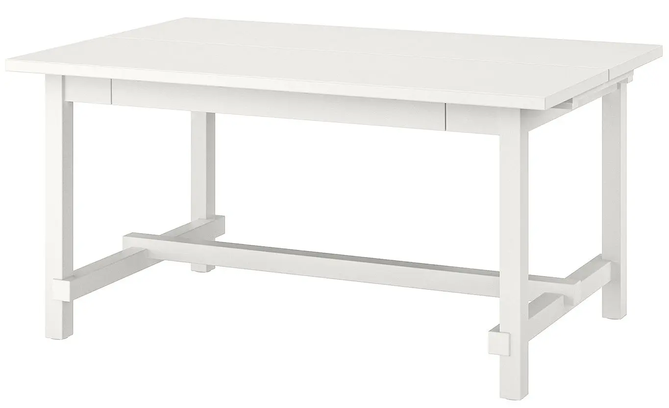 Обеденный набор Ikea Nordviken/Bergmund 152x223 Белый/Роммеле Темно-Белый (1+4) - 2