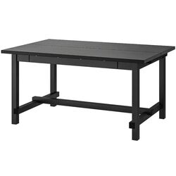 Set masa scaune Ikea Nordviken/Bergmund/Ryrane 152/223cm 1+4 (Negru/Albastru inchis) Thumb