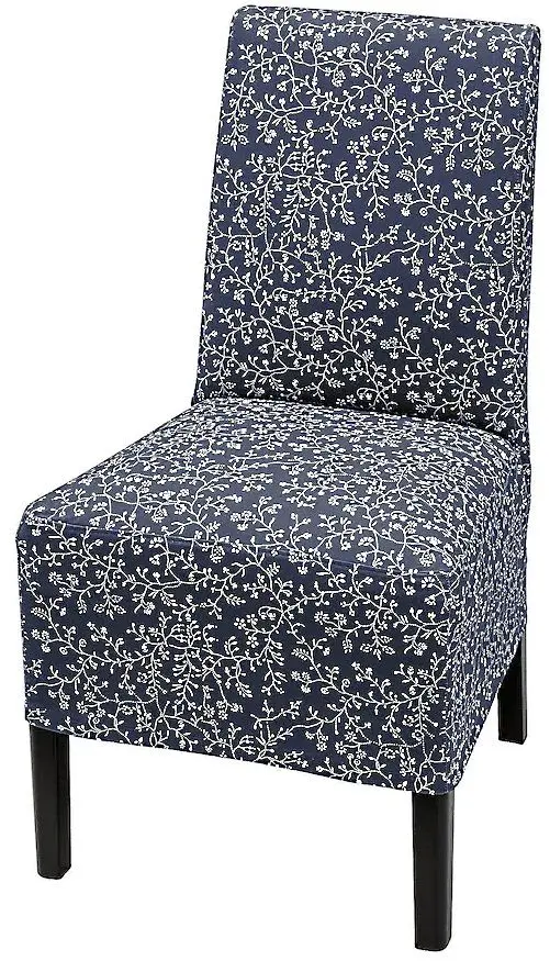 Set masa scaune Ikea Nordviken/Bergmund/Ryrane 152/223cm 1+4 (Negru/Albastru inchis)