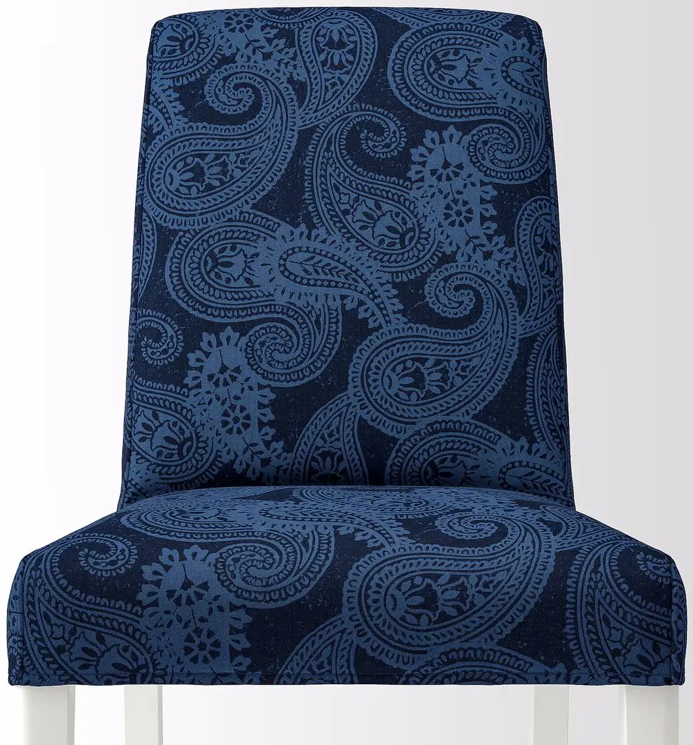 Set masa scaune Ikea Nordviken/Bergmund/Kvillsfors 152/223cm 1+4 (Alb/Albastru) - 4