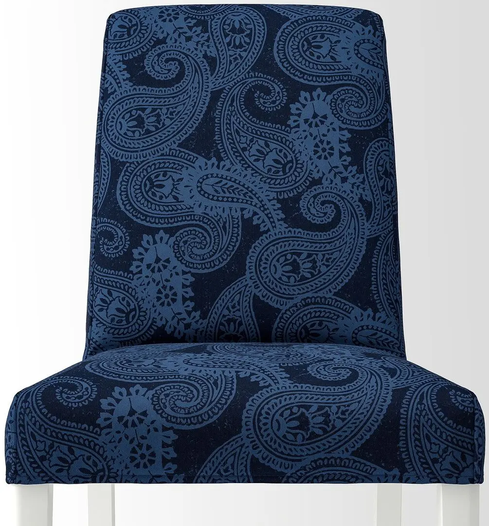 Set masa scaune Ikea Nordviken/Bergmund/Kvillsfors 74/104cm 1+2 (Alb/Albastru) - 4