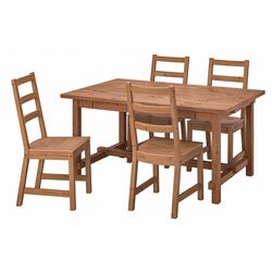 Set de sufragerie Ikea Nordviken 152/223x95cm 1+4 (Aspect antichizat) Thumb