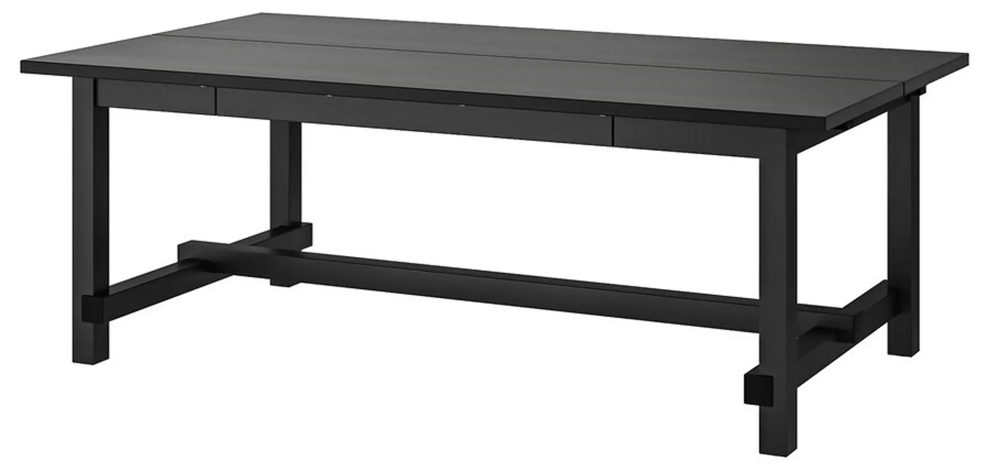 Set masa scaune Ikea Nordviken 210/289x105cm 1+6 (Negru)