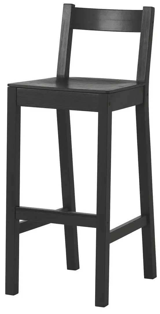 Обеденный набор Ikea Nordviken 1+4 (Черный)