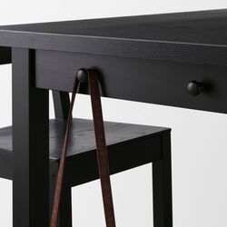 Set de sufragerie Ikea Nordviken 1+4 (Negru) Thumb