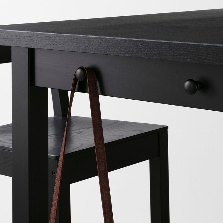 Set de sufragerie Ikea Nordviken 1+4 (Negru)