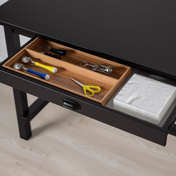 Set de sufragerie Ikea Nordviken 1+4 (Negru)