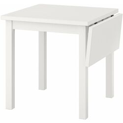 Set masa scaune Ikea Nordviken/Skogsta 74/104cm 1+2 (Alb/Acacia) Thumb